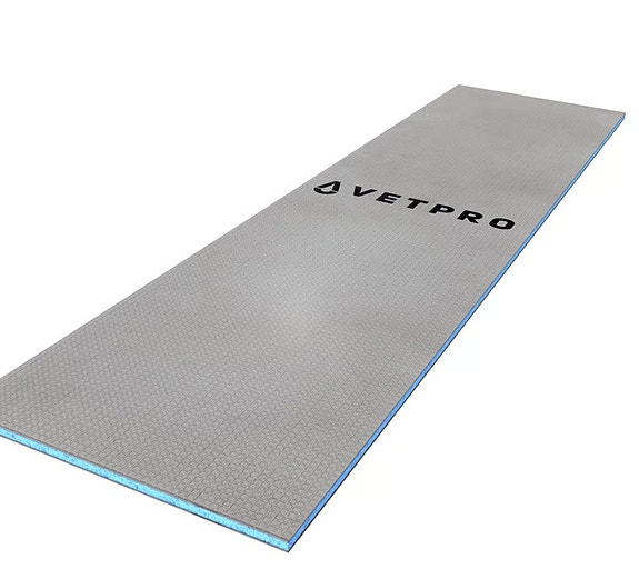 Vetpro våtromsplate 12mm. 9,5 plater