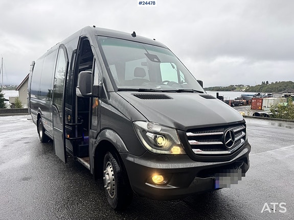 Mercedes-Benz Sprinter 519 CDI Minibuss – 17 seter – 178 000 km – Panorama SE VIDEO 9 of 30
