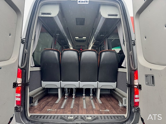 Mercedes-Benz Sprinter 519 CDI Minibuss – 17 seter – 178 000 km – Panorama SE VIDEO 17 of 30