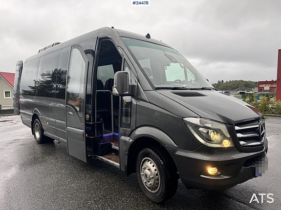 Mercedes-Benz Sprinter 519 CDI Minibuss – 17 seter – 178 000 km – Panorama SE VIDEO 8 of 30