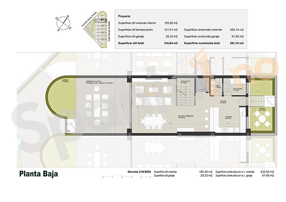 Hovedplan og hage
