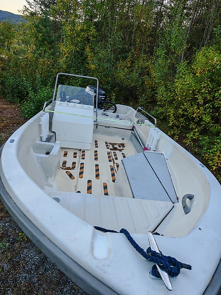 Terhi 6020 med Evinrude etec 40hp og henger 6 of 10