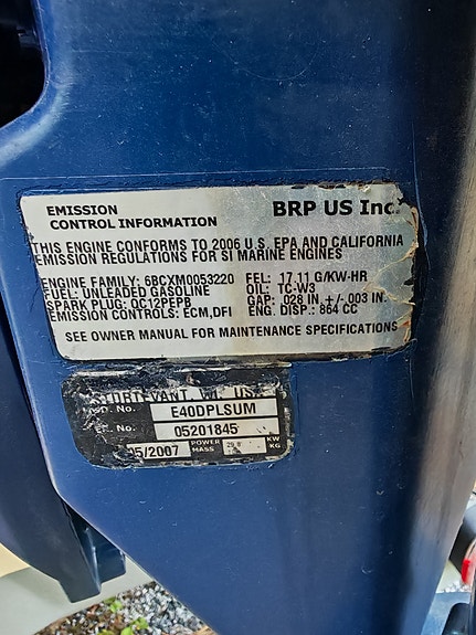 Terhi 6020 med Evinrude etec 40hp og henger 10 of 10