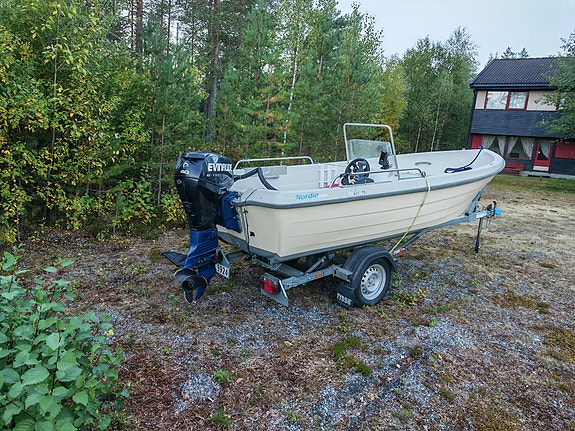 Terhi 6020 med Evinrude etec 40hp og henger 2 of 10