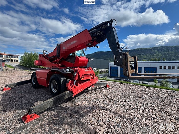 Manitou MRT 2150+ Roterende Teleskoptruck - Jibb, pallegaffel og mannskapskurv 8 of 24