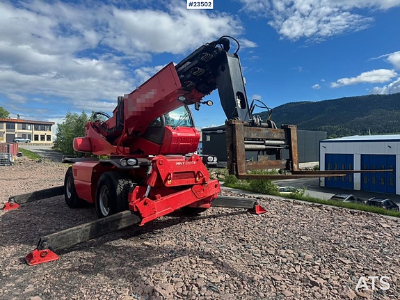 Manitou MRT 2150+ Roterende Teleskoptruck - Jibb, pallegaffel og mannskapskurv 10 of 24