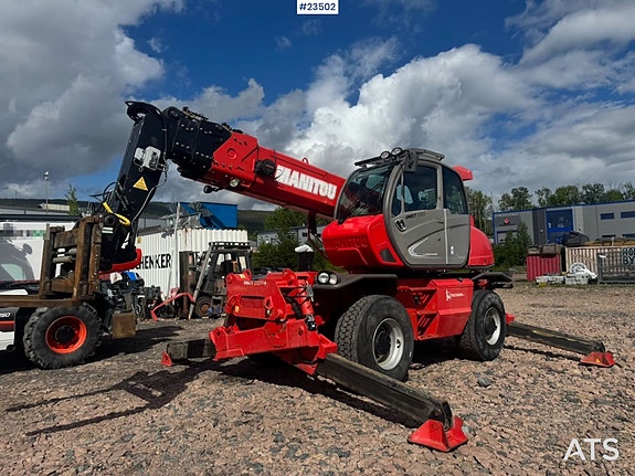 Manitou MRT 2150+ Roterende Teleskoptruck - Jibb, pallegaffel og mannskapskurv 2 of 24