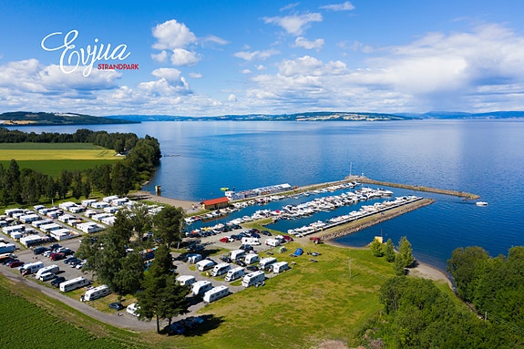 Evjua Strandpark ved Mjøsa