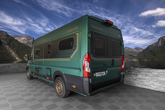 Dethleffs Globetrail 640 ES / Master Class CV ICONIC EDITION GREEN  Langsgående senger, elektrisk p-brems, kompr. kjøleskap, 90 l drivstofftank, isolert gråvannstank ++ 5 of 30