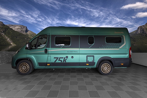 Dethleffs Globetrail 640 ES / Master Class CV ICONIC EDITION GREEN  Langsgående senger, elektrisk p-brems, kompr. kjøleskap, 90 l drivstofftank, isolert gråvannstank ++ 4 of 30
