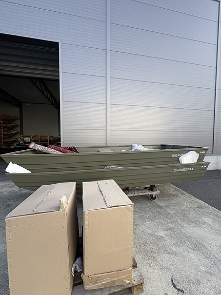 Aluminiums pram 15 fot 2 of 4