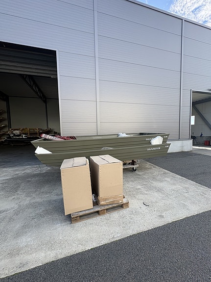 Aluminiums pram 15 fot 3 of 4