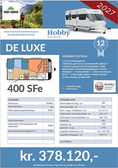 Hobby De Luxe 400 SFe 13 of 14