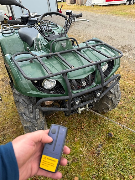 Yamaha Grizzly 350 mc registert hvite skilt! 3 of 8