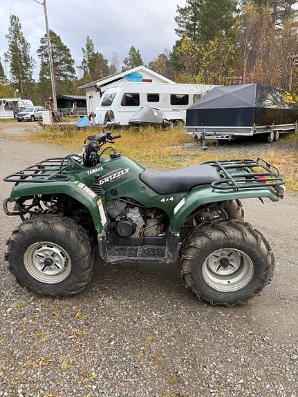 Yamaha Grizzly 350 mc registert hvite skilt! 2 of 8