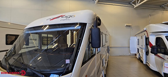 Carthago TOURER C1 I142, 5 seter, romslig 6,8m bobil pga tverrstilt dobbeltseng, 4250 kg gir en del nyttelast og det trengs med så stort lasterom 5 of 30