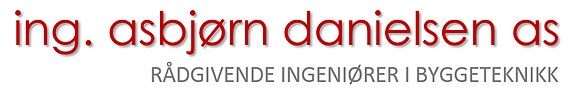 Ing. Asbjørn Danielsen AS, rådgivende ingeniør i byggeteknikk. logo