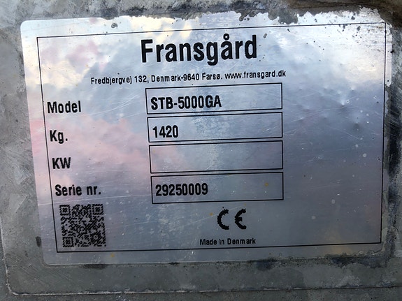 Fransgård strø henger 2021, kr 139 000,-