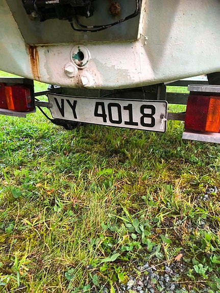 Voksen Terhi landstedsbåt med motor og henger 7 of 8