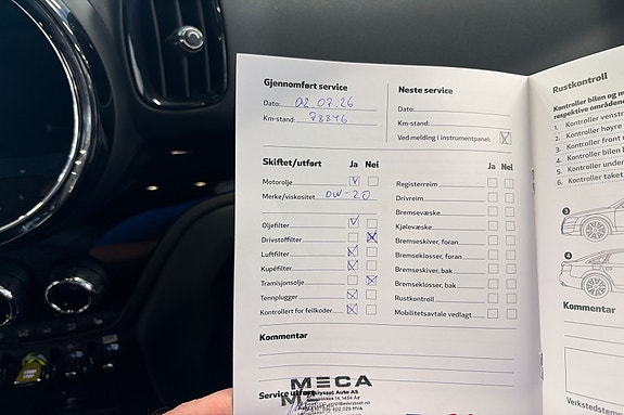 Siste service i Juli