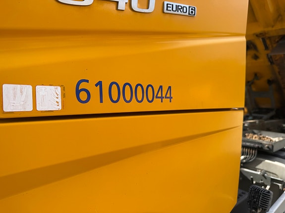 Volvo FH540 6x4 tippbil – Zetterbergs tipp – 551 hk – underliggende skjær – Euro 6 30 of 30