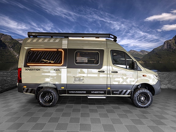 Weinsberg X-PEDITION 600 MQ 4x4 på Mercedes. Sulten på eventyr? Digger du rått design og offroad-følelse? Sjekk denne! Omfattende utstyrsliste! 2 of 26