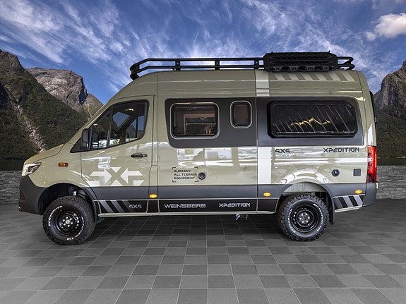 Weinsberg X-PEDITION 600 MQ 4x4 på Mercedes. Sulten på eventyr? Digger du rått design og offroad-følelse? Sjekk denne! Omfattende utstyrsliste! 3 of 26