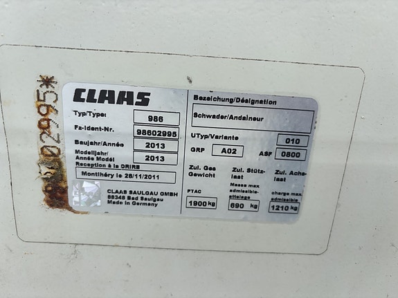 Claas Liner 2700 2013, kr 155 000,-