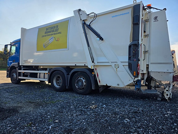 Mercedes-Benz komprimatorbil - Faun påbygg - 1 kammer 3 of 18