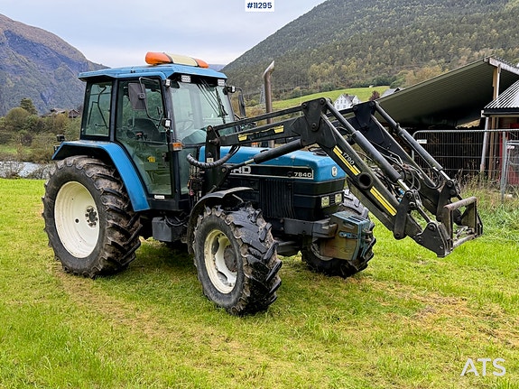 Ford  7840-4 SLE m/ frontlaster. SE VIDEO! 4 of 30