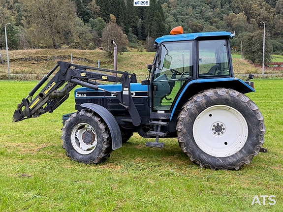 Ford  7840-4 SLE m/ frontlaster. SE VIDEO! 2 of 30