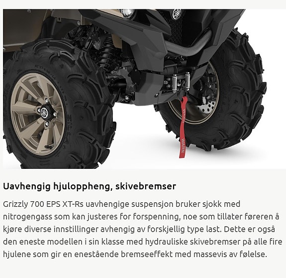 Yamaha Grizzly 700 XT-R EPS 26 of 30