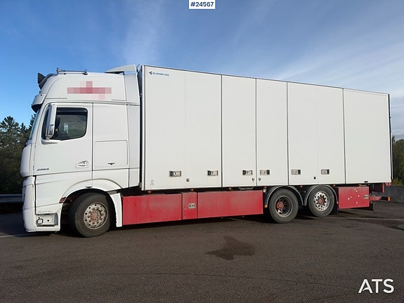 Mercedes-Benz Actros 2563 6x2 Skapbil m/ Sideåpning – Kun 1 eier – Bussbygg – 306 000 km 3 of 30
