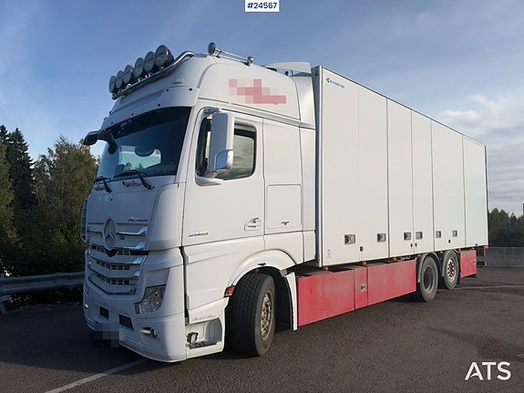 Mercedes-Benz Actros 2563 6x2 Skapbil m/ Sideåpning – Kun 1 eier – Bussbygg – 306 000 km 2 of 30