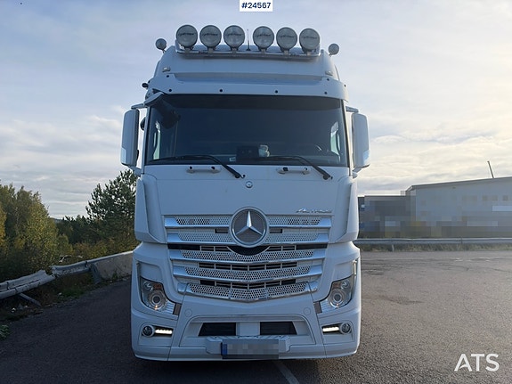 Mercedes-Benz Actros 2563 6x2 Skapbil m/ Sideåpning – Kun 1 eier – Bussbygg – 306 000 km 9 of 30