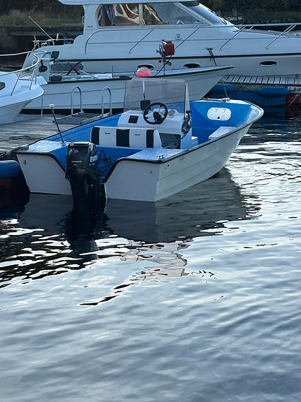 Teinebåt 18 fot med Evinrude e-tec 75 HK selges 5 of 10
