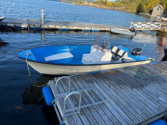 Teinebåt 18 fot med Evinrude e-tec 75 HK selges 2 of 10
