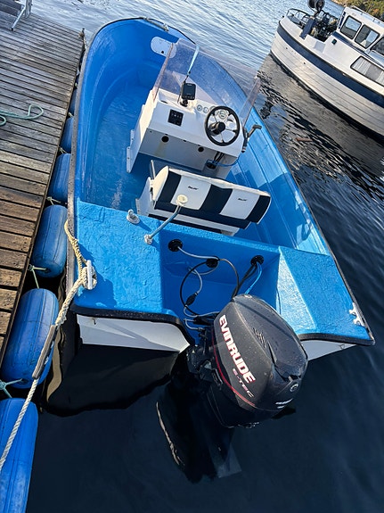 Teinebåt 18 fot med Evinrude e-tec 75 HK selges 3 of 10