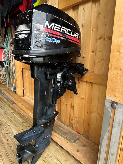 Mercury 2 - takts båtmotor 9,9 hk oppgradert til 15 hk selges 2 of 3