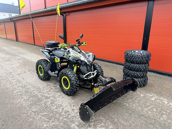 Can-Am Renegade 1000R XXC, MC REG, 89HK, 182 timer, 2 sett hjul, brøyteskjer 3 of 22