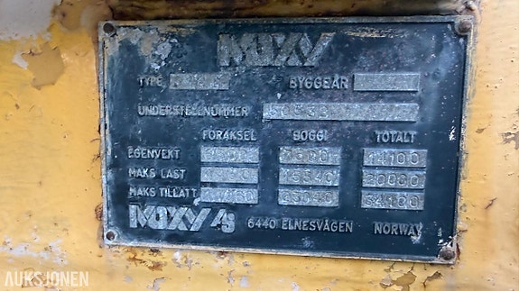 Moxy D16B Dumper, 6x6, 13 882 timer 22 of 30