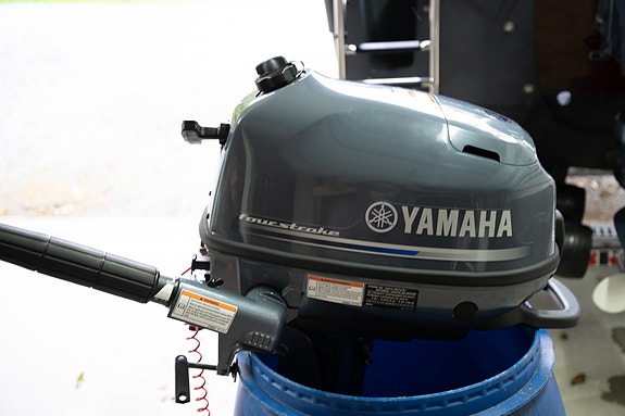 Yamaha 6HK  lang stamme fire takt påhengs motor 2 of 11