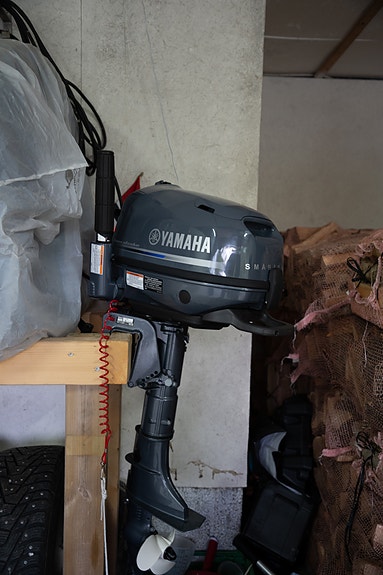 Yamaha 6HK  lang stamme fire takt påhengs motor 8 of 11