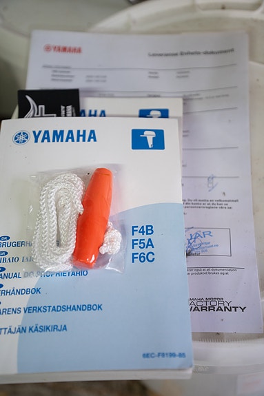 Yamaha 6HK  lang stamme fire takt påhengs motor 10 of 11