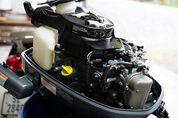 Yamaha 6HK  lang stamme fire takt påhengs motor 5 of 11