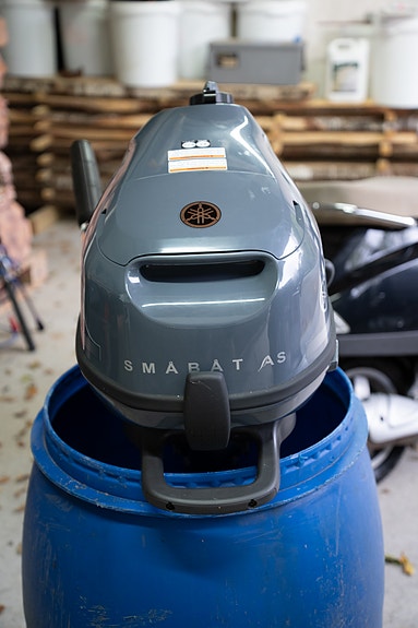 Yamaha 6HK  lang stamme fire takt påhengs motor 4 of 11