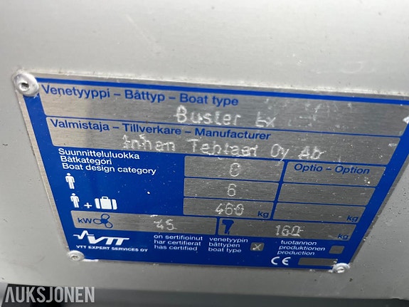 2013 Båt - 17 fot - Buster LX med 60 HK Yamaha 22 of 22