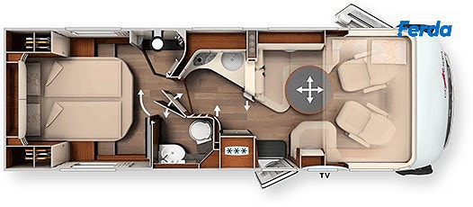 Carthago Chic E-Line I 51 QB DA 2 of 21