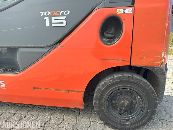 Toyota Tonero 15 42-8FDF15 gaffeltruck, ca. 815 t, triplex, friløft og sideforskyvning 13 of 30