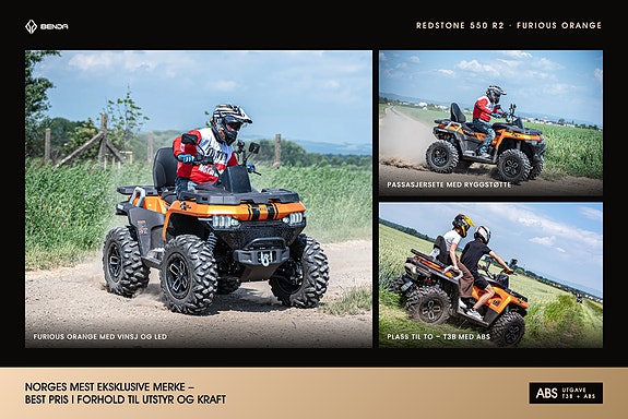 Benda REDSTONE 550 R2 ABS - BEST UTSTYRTE ATV I 500 KLASSEN 7 of 8